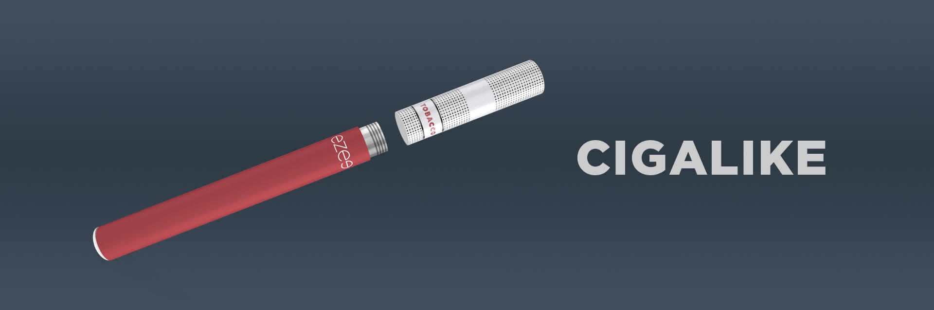 Ezee e-cigarette starter kit rechargeable nicotine and nicotine free cartridges tobacco menthol