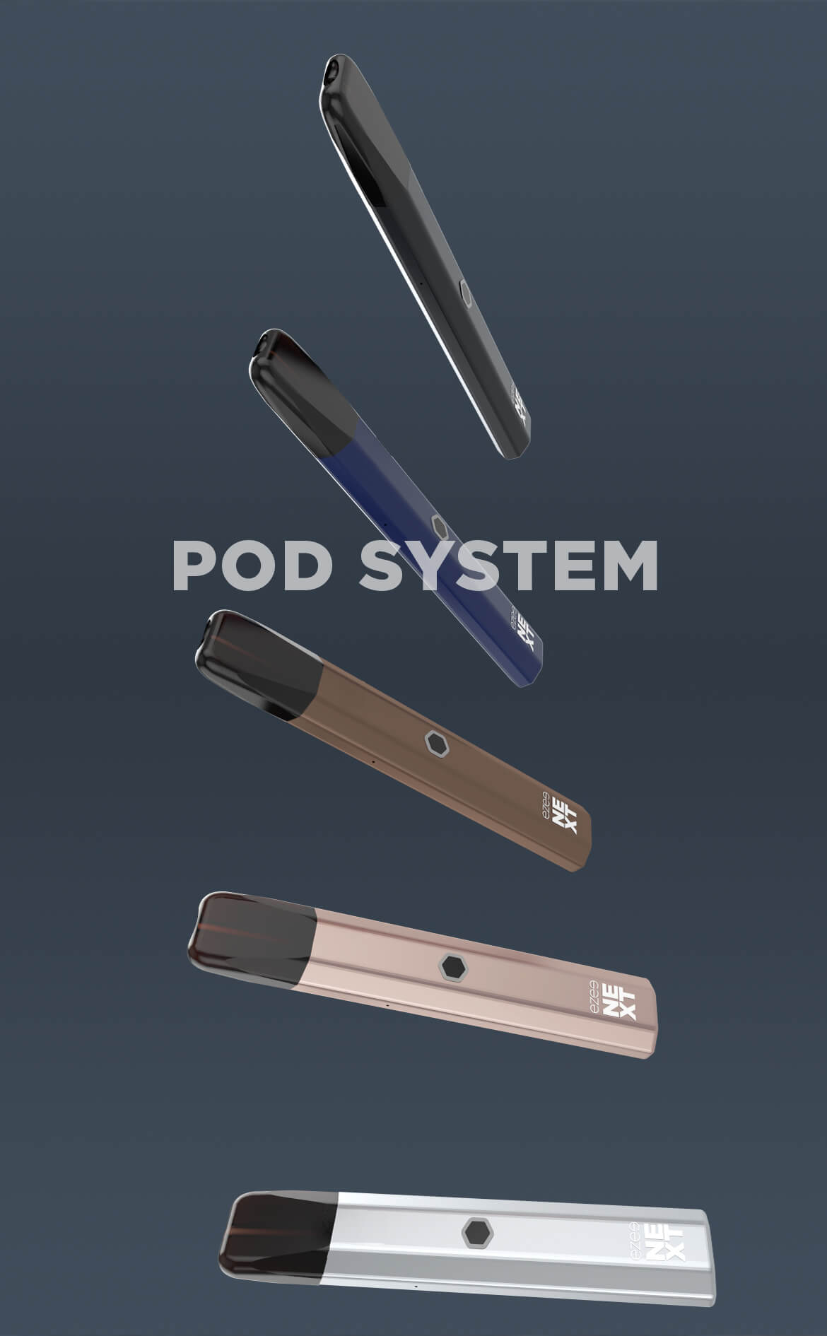 Vape Pod System Ezee Pod+ 2ml e-liquid up to 600 puffs nicotine and nicotine free