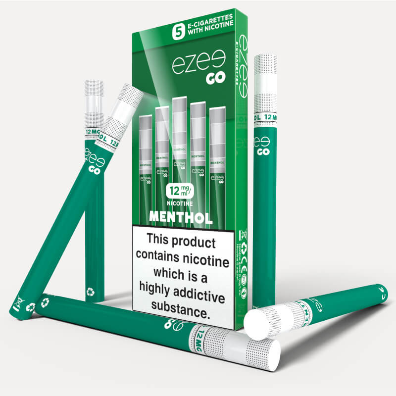 Ezee Go Jednorázová e-cigareta Menthol 12 mg/ml nikotinu 5 ks