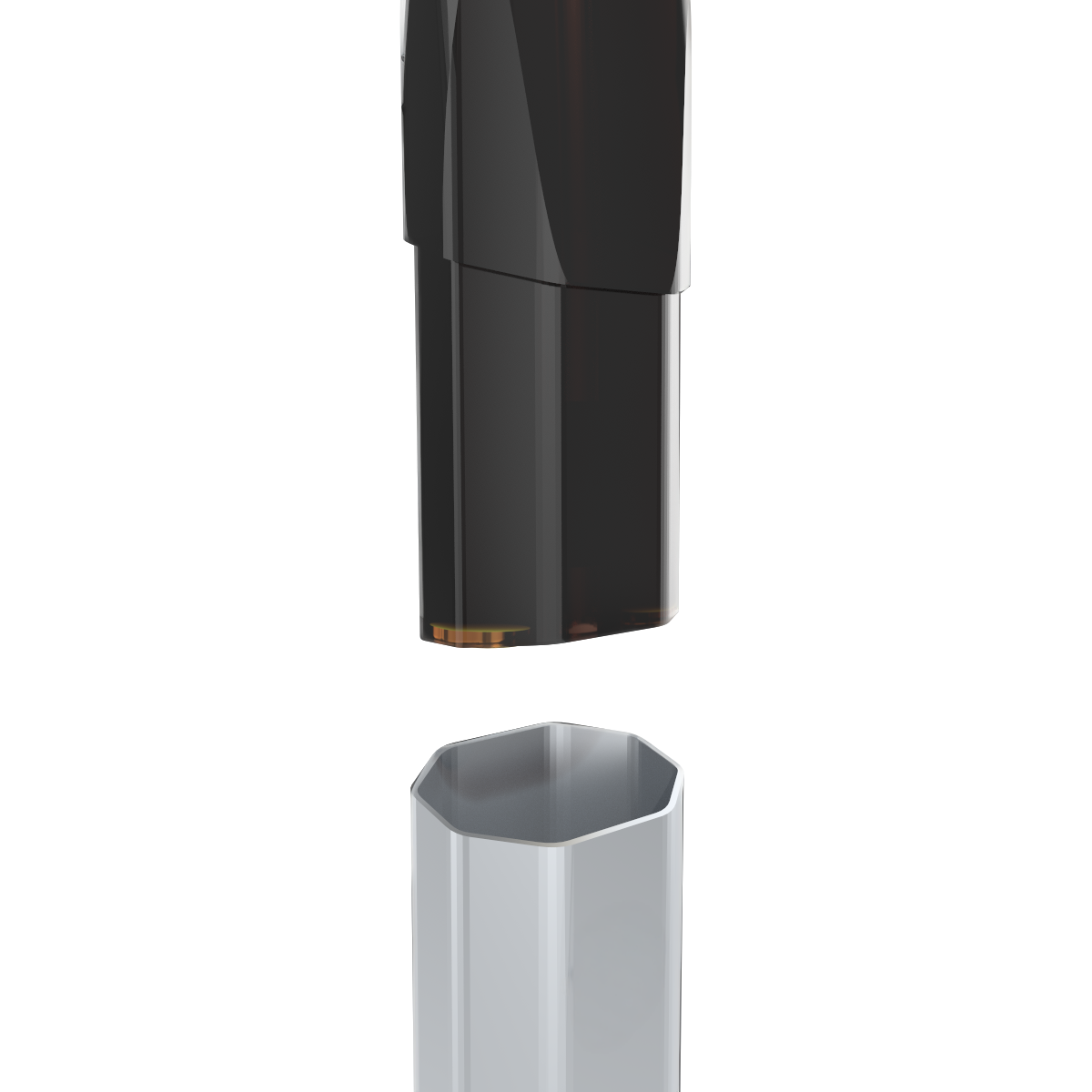 Ezee Next Vape Pod systemy - stříbrné zařízení