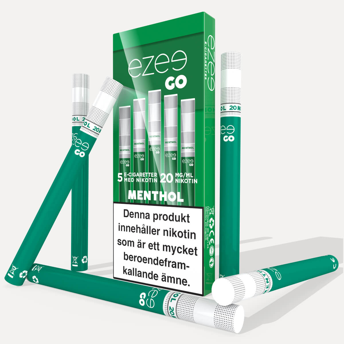 Ezee Go Jednorázová e-cigareta Menthol 20 mg/ml nikotinu 5 ks