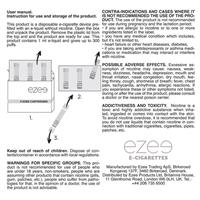 Tabákové cigalike cartridge (náplně) Bez nikotinu 3 ks